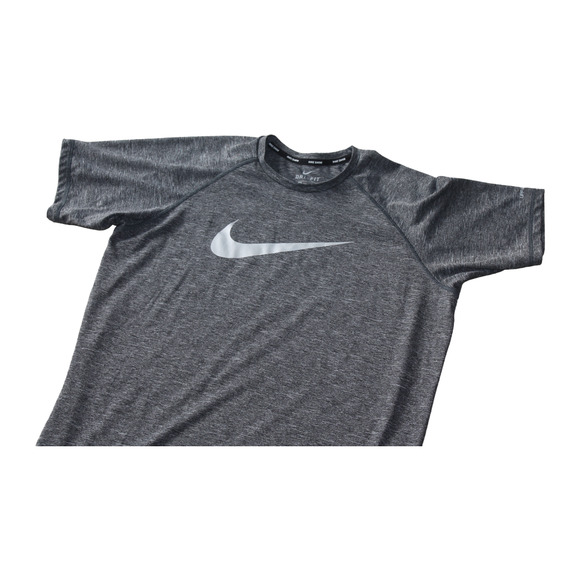 Nike Swim Mens Dri-Fit Gray Short Sleeve T-Shirt UPF 40+ Breathable Size M - Picture 4 of 5